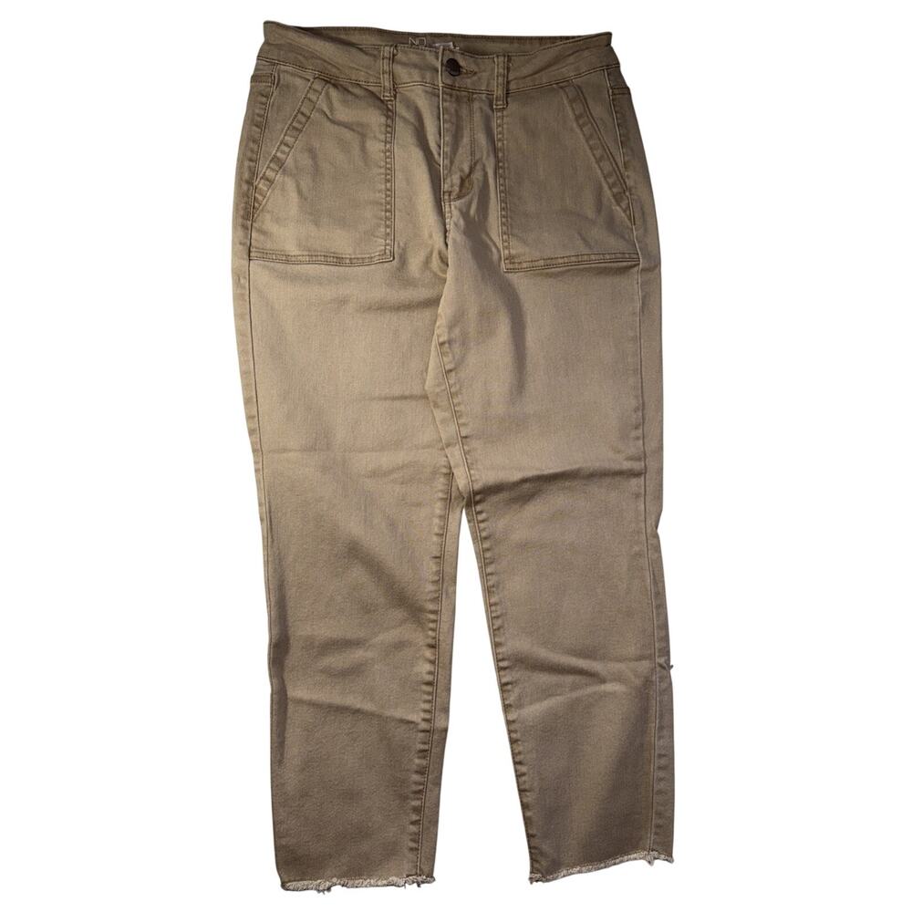 No Boundaries Khaki Raw Hem Crop Pants Juniors 9